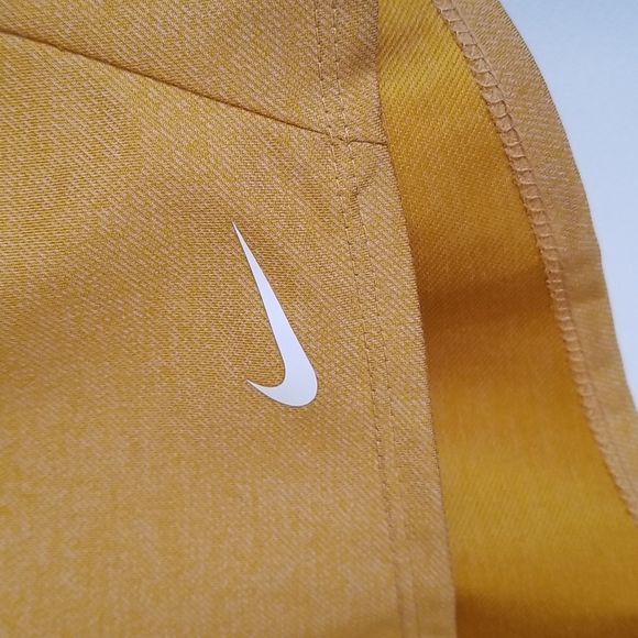 Nike Yellow Gold Drawstring Shorts - Picture 2 of 6